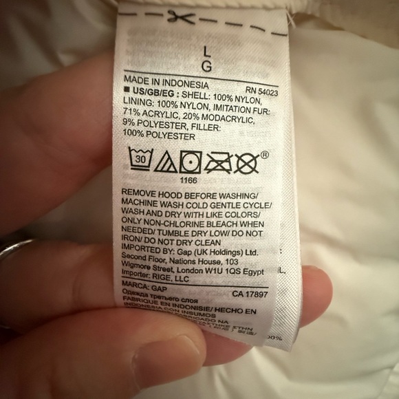 Gap Puffer Coat Medium - Picture 8 of 13